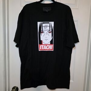 Itachi Uchiha Naruto Shippuden Collection Men's XL T-Shirt 2007 100% Cotton